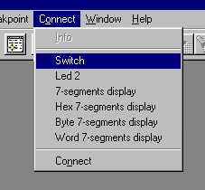 The view menu