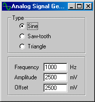 Sine wave generator