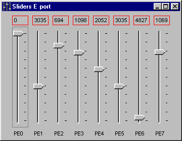 Analog slider